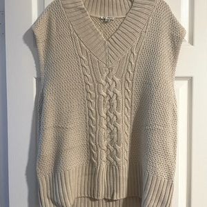 Whitby Cotton Blend Cable Knit Sweater Vest